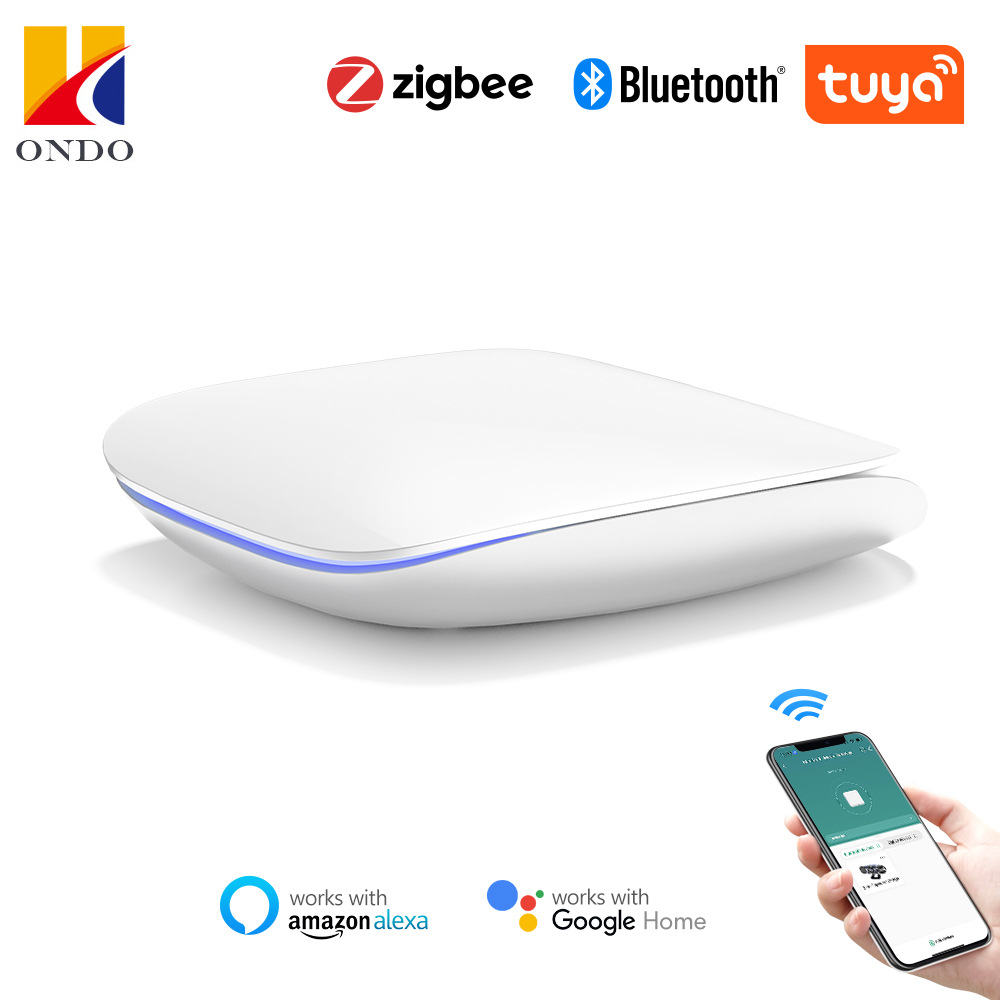 涂鸦智能ZigBee+蓝牙双模无线网关智能家居设备联动远程A