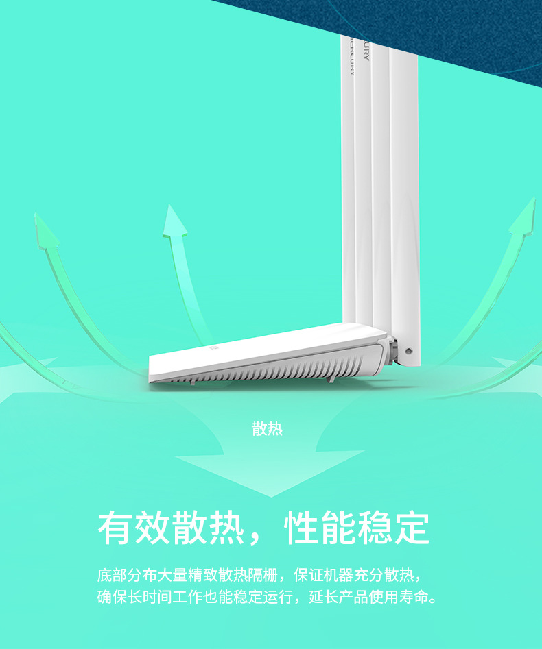 水星MW325R 四天线300M无线路由器批发家用光纤
