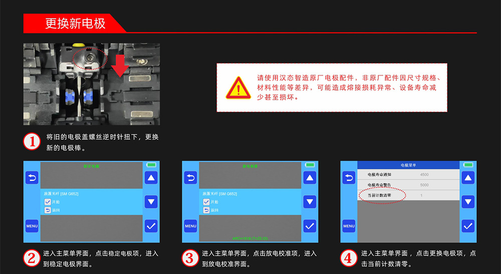 汉态(TEKCN)TC-400i 四马达FTTx皮线熔接机 弱电/安防/监