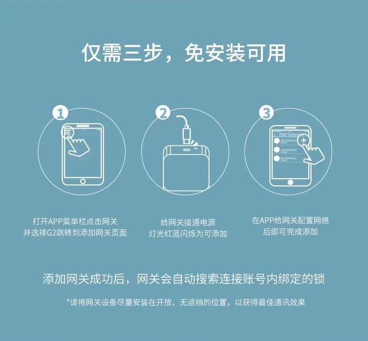 TTLOCK通通锁智能网关G2远程一键开锁设备跨境科技侠好房