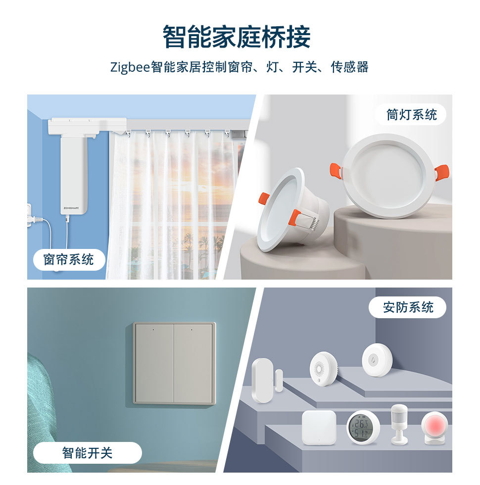 HomeKit网关带天线增强信号智能家居涂鸦zigbee家庭系统