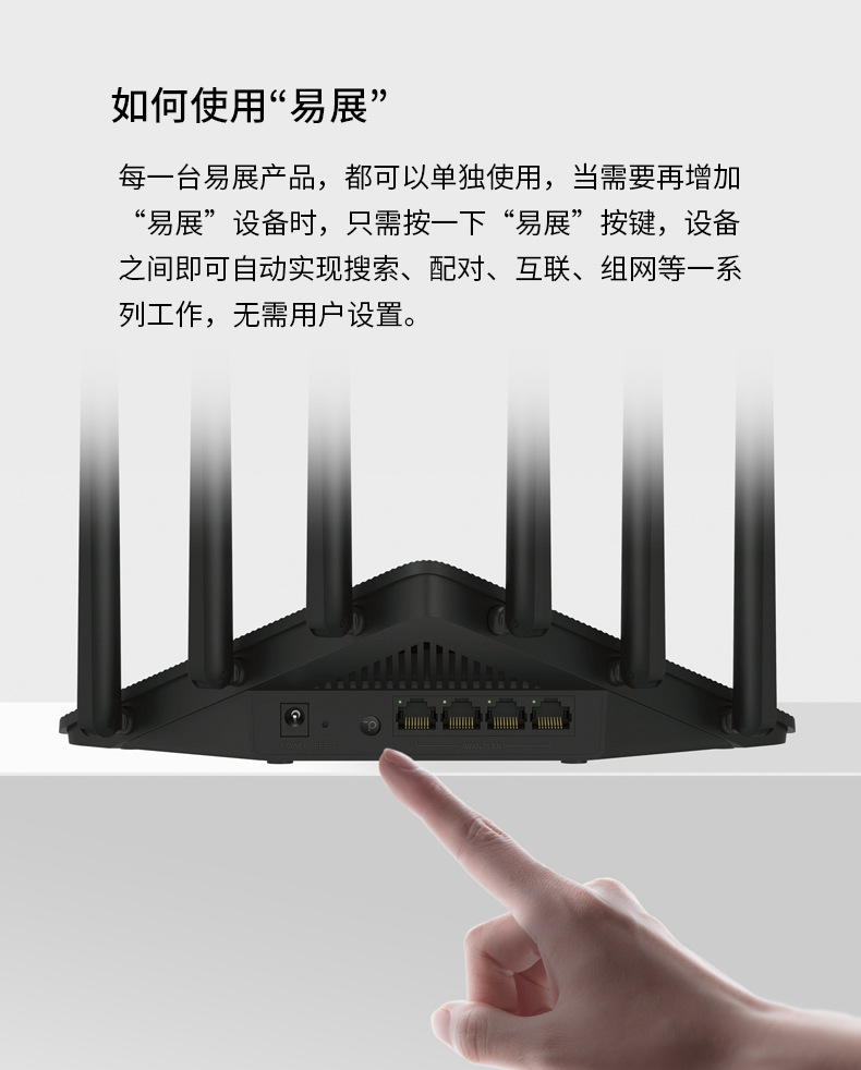 TP-LINK AC1900全千兆端口5G双频无线路由器TL-WDR7660千