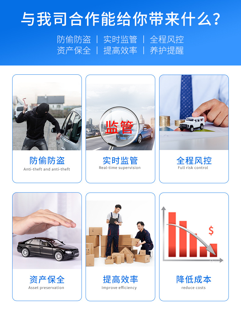 4G智能汽车定位器 北斗卫星车载gps定位器摩托车电动车防