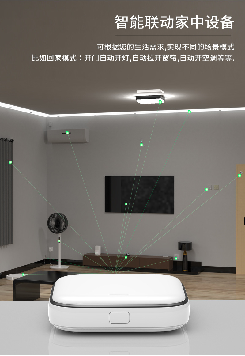 zigbee涂鸦智能多模网关wifi蓝牙无线物联家庭控制中