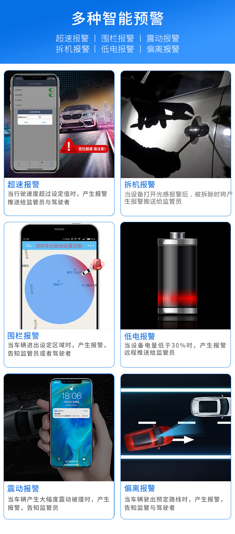 无线gps强磁定位器 货物运输车辆追踪器汽车车载报警防盗