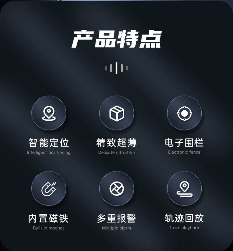 GF10定位器 车载GPS定位器强磁免安装 老人小孩宠物防丢