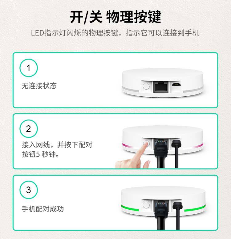 涂鸦智能网关zigbee中控网关zigbee主机智能家居网关主机