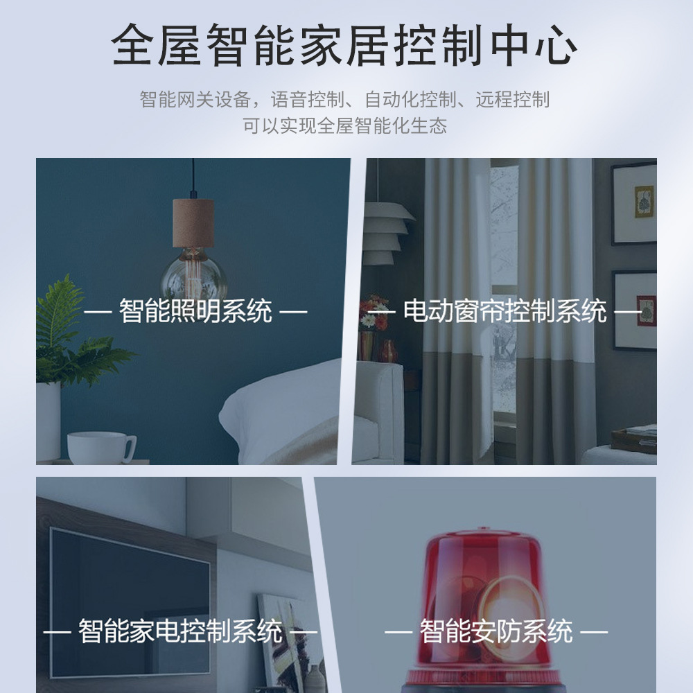 Tuya涂鸦多模网关智能家居控制中心无线蓝牙Mesh中控网关